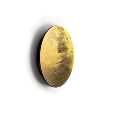 Kinkiet ścienny RING WOOD m 10W IP20 LED Złoty Nowodvorski
