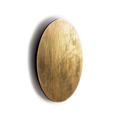 Kinkiet ścienny RING WOOD L 13W IP20 LED Złoty Nowodvorski