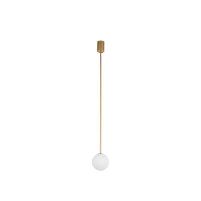 Lampa wisząca KIER M 12W IP20 G9 Satynowy złoty Nowodvorski