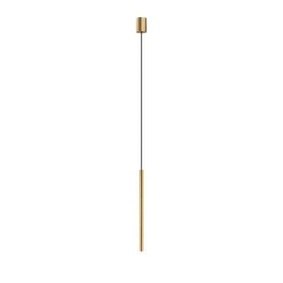 Lampa wisząca LASER 490 1x10W LED G9 Satynowy złoty Nowodvorski