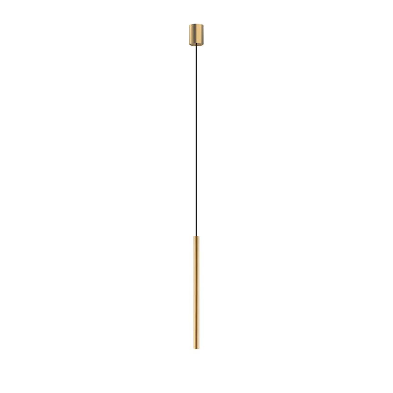 Lampa wisząca LASER 490 1x10W LED G9 Satynowy złoty Nowodvorski
