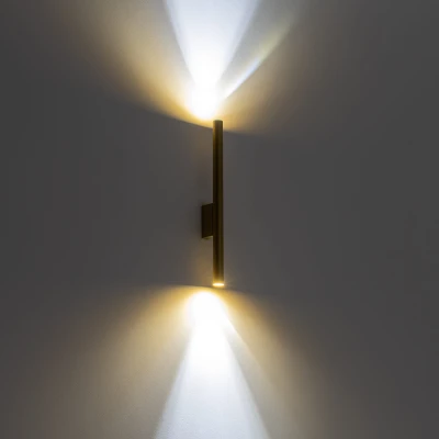 Kinkiet ścienny LASER WALL 10W LED IP20 G9 Złoty Nowodvorski