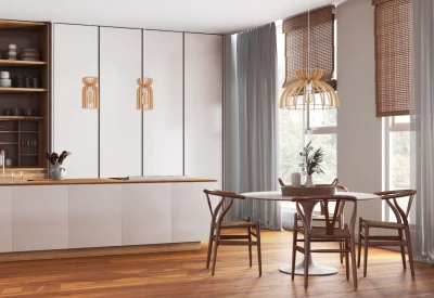 Lampa wisząca KYMI C 60W IP20 E27 Drewno Nowodvorski