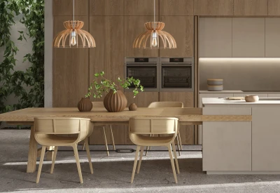 Lampa wisząca KYMI C 60W IP20 E27 Drewno Nowodvorski