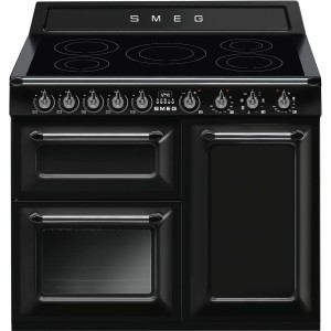 Kuchnia Wolnostojąca 90 cm z Płytą Indukcyjną i 3 Piekarnikami