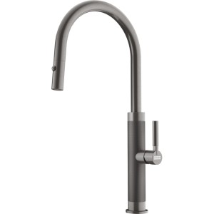 Bateria kuchenna Mythos Masterpiece pull-out spray Antracyt 115.0711.555