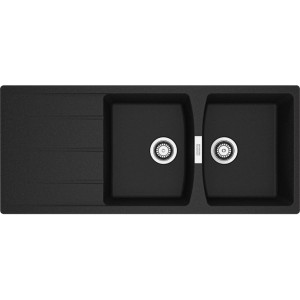 Zlewozmywak wbudowywany Fragranit + Centro CNG 621-116 Onyx 114.0710.232