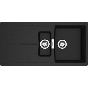 Zlewozmywak wbudowywany Fragranit + Centro CNG 651-100 Onyx 114.0710.225