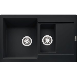 Zlewozmywak wbudowywany Fragranit+ Maris MRG 651-78 Czarny mat 114.0675.991