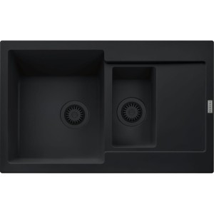 Zlewozmywak wbudowywany Fragranit+ Maris MRG 651-78 Czarny mat 114.0693.532