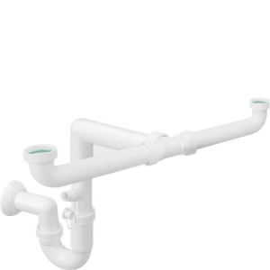 Syfon do podwójnego odpływu Smeg 3713 UNIVERSAL
