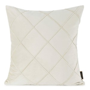 Poszewka Nala 45x45 cm Kremowa, Bawełnowa, Elegancka dekoracja