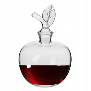Karafka do nalewek whisky w kształcie jabłka KROSNO Vintage 1000ml