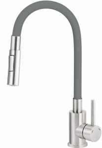 Deante Bateria kuchenna Luno stal, antracyt metalik BOC_T740