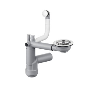 Deante Syfon Space-Saver Lux stal ZXY_9917 do zlewu granitowego 1-kom.