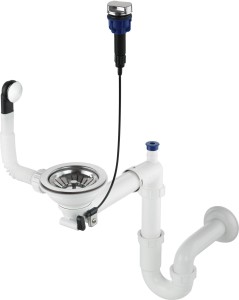 Deante Syfon Space-Saver, stal, model ZXY_9972, do zlewu granitowego.