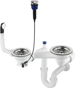 Deante Syfon Space-Saver stal, model ZXY_9973 do zlewozmywaka granitowego.