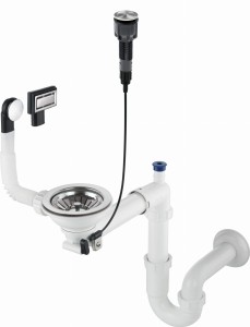 Deante Syfon Space-Saver, 1-komorowy, stal, kod: ZXY_9982