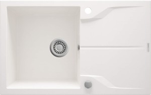 Deante Zlewozmywak granitowy Andante Flush alabaster ZQN_A11F