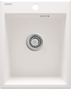Deante Zlewozmywak granitowy 1-komorowy Eridan alabaster  ZQE_A104