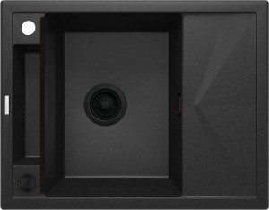 Deante zlewozmywak granitowy 1-komorowy Magnetic grafit ZRM_G11A