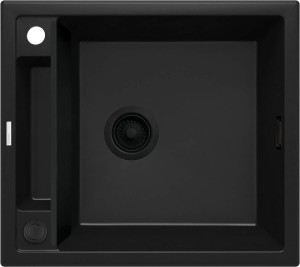Deante zlewozmywak granitowy 1-komorowy Magnetic czarny ZRM_N103