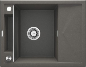 Deante Zlewozmywak granitowy 1-komorowy Magnetic antracyt ZRM_T11A