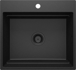 Deante zlewozmywak granitowy 1-komorowy Magnetic grafit metalik ZRM_G10A