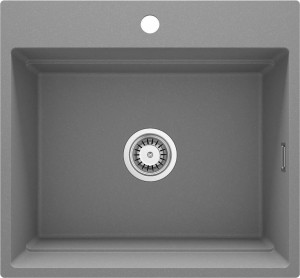 Deante Zlewozmywak granitowy 1-komorowy Magnetic szary metalik ZRM_S10A