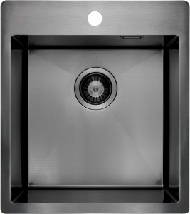 Deante Zlewozmywak stalowy 1-komorowy Olfato Precious titanium  ZPO_D10A