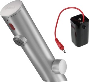 Deante Bateria umywalkowa Sense stal BQR_F29R, bezdotykowa, 4xAA.
