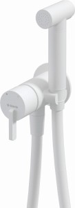 Deante Bateria bidetowa Silia biała bianco BQS_A34M, podtynkowa, bidetta.