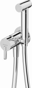 Deante Bateria bidetowa podtynkowa Silia chrom  BQS_034M