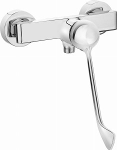 Deante Bateria prysznicowa z dźwignią Clinic Alpinia chrom  BGA_040C
