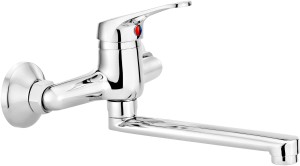 Deante Bateria umywalkowa ścienna Lobo chrom  BYU_050M