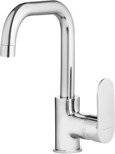 Deante Bateria umywalkowa z prostokątną wylewką Alpinia chrom  BGA_024M