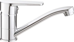 Deante Bateria umywalkowa z obrotową wylewką Tubo chrom  BUT_026M