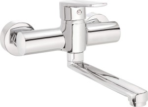 Deante Bateria umywalkowa ścienna Tubo chrom  BUT_050M