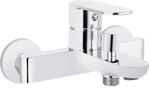 Deante Bateria wannowa ścienna Alpinia chrom  BGA_010M