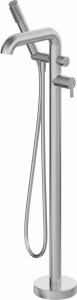 Deante Bateria wannowa Silia stal z zest. prysznic. BQS_F17M