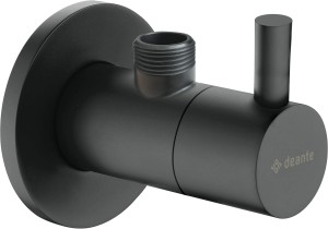 Deante Zawór kątowy 1/2"-3/8" okrągły czarna nero VFA_N62R