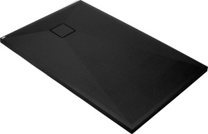 Deante Brodzik granitowy prostokątny 100x90 cm Correo czarna nero KQR_N45B