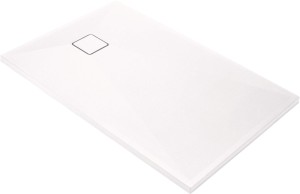 Deante Brodzik granitowy prostokątny 100x90 cm Correo biały  KQR_A45B
