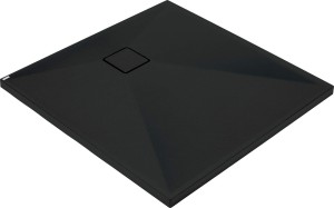Deante Brodzik granitowy kwadratowy 80x80 cm Correo czarna nero KQR_N42B