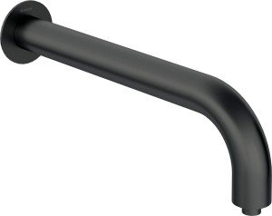 Deante Wylewka prysznicowa ścienna - 380 mm Silia czarna nero NQS_N41K