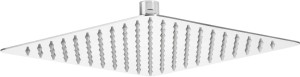 Deante Głowica prysznicowa stalowa - 250x250 mm Floks stal  NAC_002K