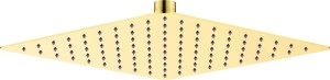 Deante Głowica prysznicowa stalowa - 250x250 mm Cascada złoty  NAC_Z02K