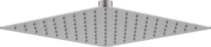 Deante Głowica prysznicowa stalowa - 250x250 mm Cascada stal  NAC_F02K