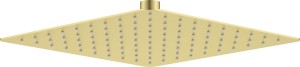 Deante głowica prysznicowa 250x250 mm Cascada złoty szczotk. NAC_R02K