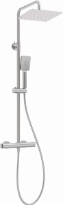 Deante Deszczownica z baterią termostatyczną Therm chrom NAC_F4HT